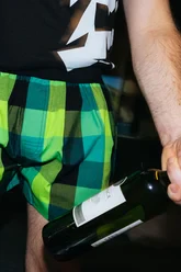 Pánské trenky s vytkávanou gumou CLASSIC MIKE - Pánské trenky s vytkávanou gumou REPRE4SC CLASSIC MIKE 23263 - R3M-BOX-0263S - S