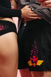 Pánské trenky všitá guma EXCLUSIVE ALI - Pánské trenky s všitou gumou REPRE4SC EXCLUSIVE ALI VALENTINE SPRITZ - R4M-BOX-0619M - M