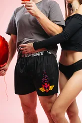 Pánské trenky s vytkávanou gumou EXCLUSIVE MIKE - Pánské trenky s vytkávanou gumou REPRE4SC EXCLUSIVE MIKE VALENTINE SPRITZ - R4M-BOX-0719M - M