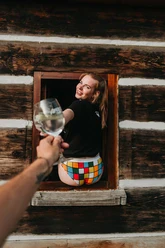 Kalhotky hiphugger - Dámske nohavičky REPRE4SC HIPHUGGER RUBIK - R8W-PTS-0101XS - XS