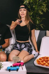 Dámské trenky - Dámske trenky REPRE4SC SPACE GAMES - R2W-BOX-0719L - L