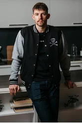 Pánske mikiny - Pánska mikina  REPRE4SC SKULL PATCH - R4M-SWZ-0601S - S