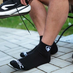Ponožky krátké - Krátké ponožky REPRE4SC SHORT BLACK - R3A-SOC-020137 - S