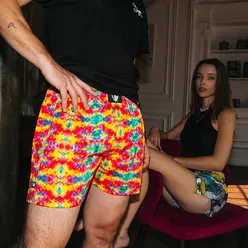 PÁNSKE TRENKY všitá guma EXCLUSIVE ALI - Pánske trenky REPRE4SC EXCLUSIVE ALI HAPPY BEE - R3M-BOX-0645S - S