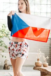 Dámské trenky všitá guma BELLA - Dámské trenky s všitou gumou REPRE4SC LADIES BELLA WE ARE THE CHAMPIONS - R4W-BOX-0610S - S