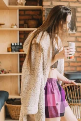 Dámske trenky všitá guma BELLA - Dámske trenky Repre BELLA 23153 - R3W-BOX-0153S - S