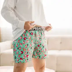 Pánské trenky s vytkávanou gumou EXCLUSIVE MIKE - Pánske trenky REPRE4SC EXCLUSIVE MIKE BULLDOG BATHING - R4M-BOX-0711L - L