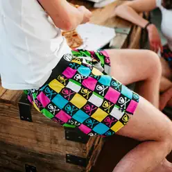 Pánské trenky s vytkávanou gumou EXCLUSIVE MIKE - Pánske trenky REPRE4SC EXCLUSIVE MIKE BONES MONOSCOPE - R4M-BOX-0718L - L