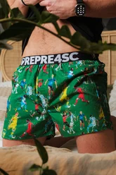 Pánské trenky s vytkávanou gumou EXCLUSIVE MIKE - Pánske trenky REPRE4SC EXCLUSIVE MIKE FREE KICK! - R4M-BOX-0720S - S