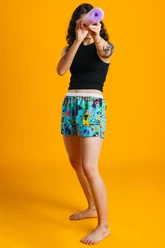 Dámské trenky vytkávaná guma GIGI - Dámské trenky s vytkávanou gumou REPRE4SC LADIES GIGI HEAVEN COLLAPSED - R5W-BOX-0705S - S