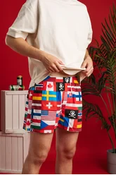 PÁNSKE TRENKY všitá guma EXCLUSIVE ALI - Pánske trenky REPRE4SC EXCLUSIVE ALI HOCKEY WORLDS - R5M-BOX-0602S - S