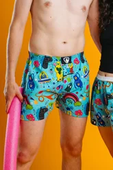 PÁNSKE TRENKY všitá guma EXCLUSIVE ALI - Pánske trenky REPRE4SC EXCLUSIVE ALI HEAVEN COLLAPSED - R5M-BOX-0605S - S