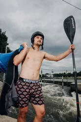 Pánské trenky s vytkávanou gumou EXCLUSIVE MIKE - Pánske trenky REPRE4SC EXCLUSIVE MIKE DEVIL'S HELL TRAIN - R5M-BOX-0712S - S