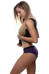 Kalhotky hiphugger - Dámske nohavičky REPRE4SC HIPHUGGER SOLID VIOLET - R9W-PTS-0104XS - XS