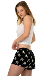 Dámské trenky - Dámské trenky s vytkávanou gumou REPRE4SC JOLLY ROGER - R2W-BOX-0707S - S