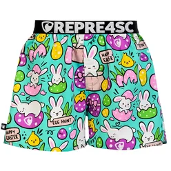 Pánské trenky s vytkávanou gumou EXCLUSIVE MIKE - Pánské trenky s vytkávanou gumou REPRE4SC EXCLUSIVE MIKE EASTER SURPRISE - R4M-BOX-0712S - S