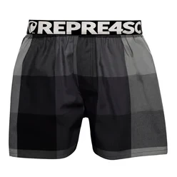 Pánské trenky s vytkávanou gumou CLASSIC MIKE - Pánske trenky REPRE4SC CLASSIC MIKE 23255 - R3M-BOX-0255S - S