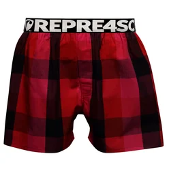 Pánské trenky s vytkávanou gumou CLASSIC MIKE - Pánské trenky s vytkávanou gumou REPRE4SC CLASSIC MIKE 23264 - R3M-BOX-0264S - S