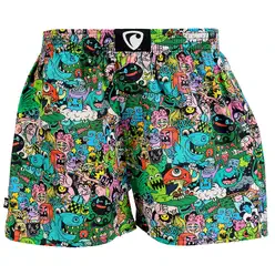 PÁNSKE TRENKY všitá guma EXCLUSIVE ALI - Pánske trenky REPRE4SC EXCLUSIVE ALI MONSTERS - R4M-BOX-0615L - L