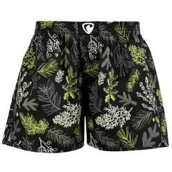 Pánské trenky všitá guma EXCLUSIVE ALI - Pánské trenky s všitou gumou REPRE4SC EXCLUSIVE ALI PRICKLY TREETOP - R4M-BOX-0624S - S