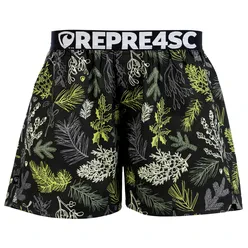 Pánské trenky s vytkávanou gumou EXCLUSIVE MIKE - Pánské trenky s vytkávanou gumou REPRE4SC EXCLUSIVE MIKE PRICKLY TREETOP - R4M-BOX-0724S - S