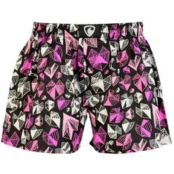 PÁNSKE TRENKY všitá guma EXCLUSIVE ALI - Pánske trenky REPRE4SC EXCLUSIVE ALI DIAMOND HEARTS - R5M-BOX-0601S - S