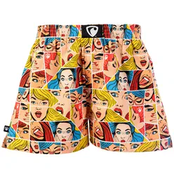 Pánské trenky všitá guma EXCLUSIVE ALI - Pánské trenky s všitou gumou REPRE4SC EXCLUSIVE ALI POP ART BABES - R5M-BOX-0608S - S