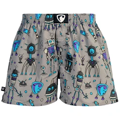 Pánské trenky Exclusive - Pánské trenky s všitou gumou REPRE4SC EXCLUSIVE ALI WE ARE THE ROBOTS - R6M-BOX-0621S - S