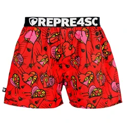 Pánské trenky s vytkávanou gumou EXCLUSIVE MIKE - Pánské trenky s vytkávanou gumou REPRE4SC EXCLUSIVE MIKE HEARTLAND - R6M-BOX-0716S - S