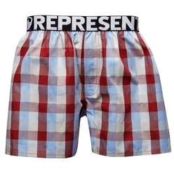 Pánské trenky s vytkávanou gumou CLASSIC MIKE - Pánske trenky REPRE4SC CLASSIC MIKE 19205 - R9M-BOX-0205S - S