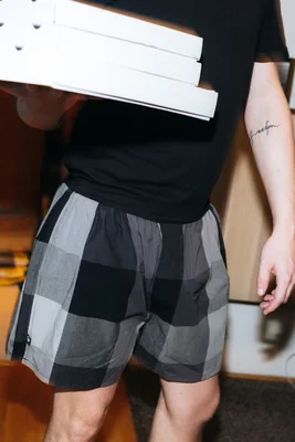 Pánské trenky s vytkávanou gumou CLASSIC MIKE - Pánské trenky s vytkávanou gumou REPRE4SC CLASSIC MIKE 23255 - R3M-BOX-0255S - S