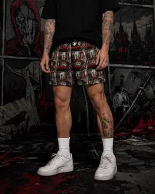Pánské trenky s vytkávanou gumou EXCLUSIVE MIKE - Pánske trenky REPRE4SC EXCLUSIVE ALI MEDIEVAL BATTLE - R6M-BOX-0618S - S