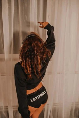 Kalhotky hiphugger - Dámské kalhotky REPRE4SC HIPHUGGER LET IT ROLL - R1W-PTS-0149XS - XS