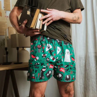 Pánské trenky všitá guma EXCLUSIVE ALI - Pánské trenky s všitou gumou REPRE4SC EXCLUSIVE ALI GRRRR! - R4M-BOX-0627S - S