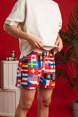 PÁNSKE TRENKY všitá guma EXCLUSIVE ALI - Pánske trenky REPRE4SC EXCLUSIVE ALI HOCKEY WORLDS - R5M-BOX-0602S - S