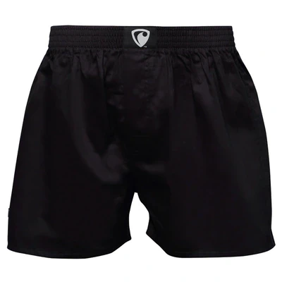 PÁNSKE TRENKY všitá guma EXCLUSIVE ALI - Pánske trenky REPRE4SC EXCLUSIVE ALI BLACK - R8M-BOX-0608S - S