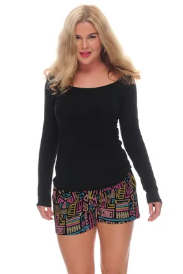 Dámské trenky - Dámské trenky s vytkávanou gumou REPRE4SC TRIBE - R0W-BOX-0709S - S