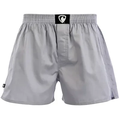 Pánské trenky všitá guma EXCLUSIVE ALI - Pánské trenky s všitou gumou REPRE4SC EXCLUSIVE ALI GREY - R3M-BOX-0627M - M