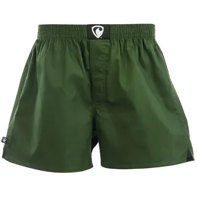 Pánské trenky všitá guma EXCLUSIVE ALI - Pánské trenky s všitou gumou REPRE4SC EXCLUSIVE ALI GREEN - R3M-BOX-0628S - S