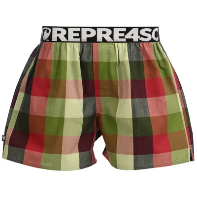 Pánské trenky s vytkávanou gumou CLASSIC MIKE - Pánské trenky s vytkávanou gumou REPRE4SC CLASSIC MIKE 23269 - R3M-BOX-0269S - S