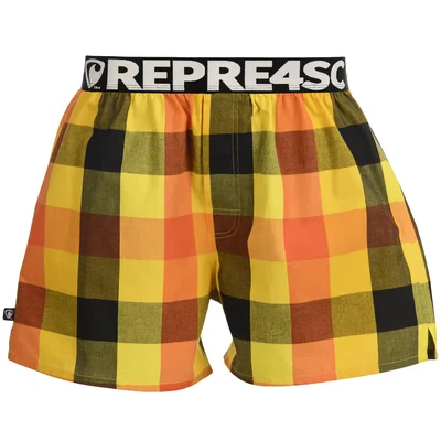 Pánské trenky s vytkávanou gumou CLASSIC MIKE - Pánské trenky s vytkávanou gumou REPRE4SC CLASSIC MIKE 23270 - R3M-BOX-0270S - S