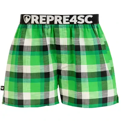 Pánské trenky s vytkávanou gumou CLASSIC MIKE - Pánské trenky s vytkávanou gumou REPRE4SC CLASSIC MIKE 24204 - R4M-BOX-0204M - M