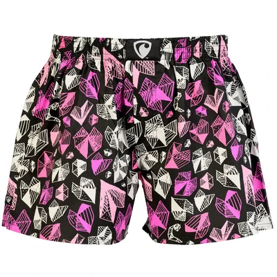 Pánské trenky všitá guma EXCLUSIVE ALI - Pánské trenky s všitou gumou REPRE4SC EXCLUSIVE ALI DIAMOND HEARTS - R5M-BOX-0601S - S