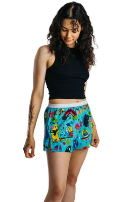 Dámské trenky vytkávaná guma GIGI - Dámské trenky s vytkávanou gumou REPRE4SC LADIES GIGI HEAVEN COLLAPSED - R5W-BOX-0705S - S