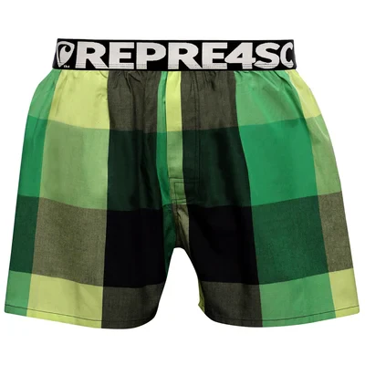 Pánské trenky s vytkávanou gumou CLASSIC MIKE - Pánské trenky s vytkávanou gumou REPRE4SC CLASSIC MIKE 23251 - R3M-BOX-0251S - S