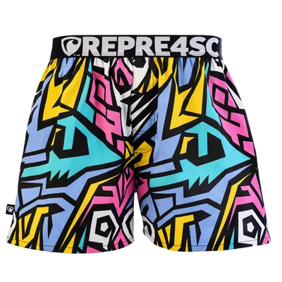 Pánské trenky s vytkávanou gumou EXCLUSIVE MIKE - Pánské trenky s vytkávanou gumou REPRE4SC EXCLUSIVE MIKE HI-TEC CHARACTER - R5M-BOX-0709S - S