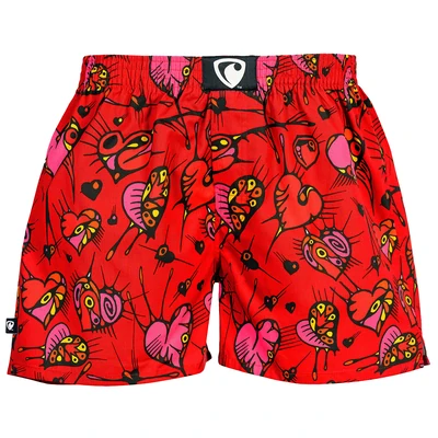 men's boxershorts with woven label EXCLUSIVE ALI - Men's boxer shorts REPRE4SC EXCLUSIVE ALI HEARTLAND - R6M-BOX-0616S - S
