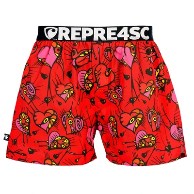 men's boxershorts with Elastic waistband EXCLUSIVE MIKE - Men's boxer shorts REPRE4SC EXCLUSIVE ALI SPRING PROMISES - R6M-BOX-0716S - S
