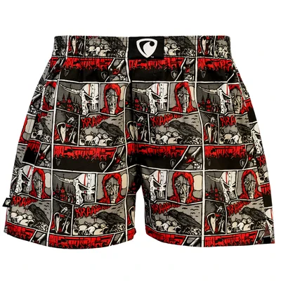 Pánské trenky s vytkávanou gumou EXCLUSIVE MIKE - Pánske trenky REPRE4SC EXCLUSIVE ALI MEDIEVAL BATTLE - R6M-BOX-0618S - S