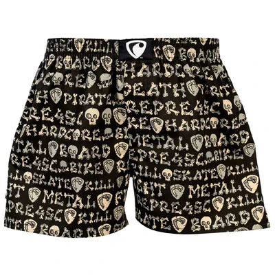 PÁNSKE TRENKY všitá guma EXCLUSIVE ALI - Pánske trenky REPRE4SC EXCLUSIVE ALI BONES SPEAK - R6M-BOX-0614S - S